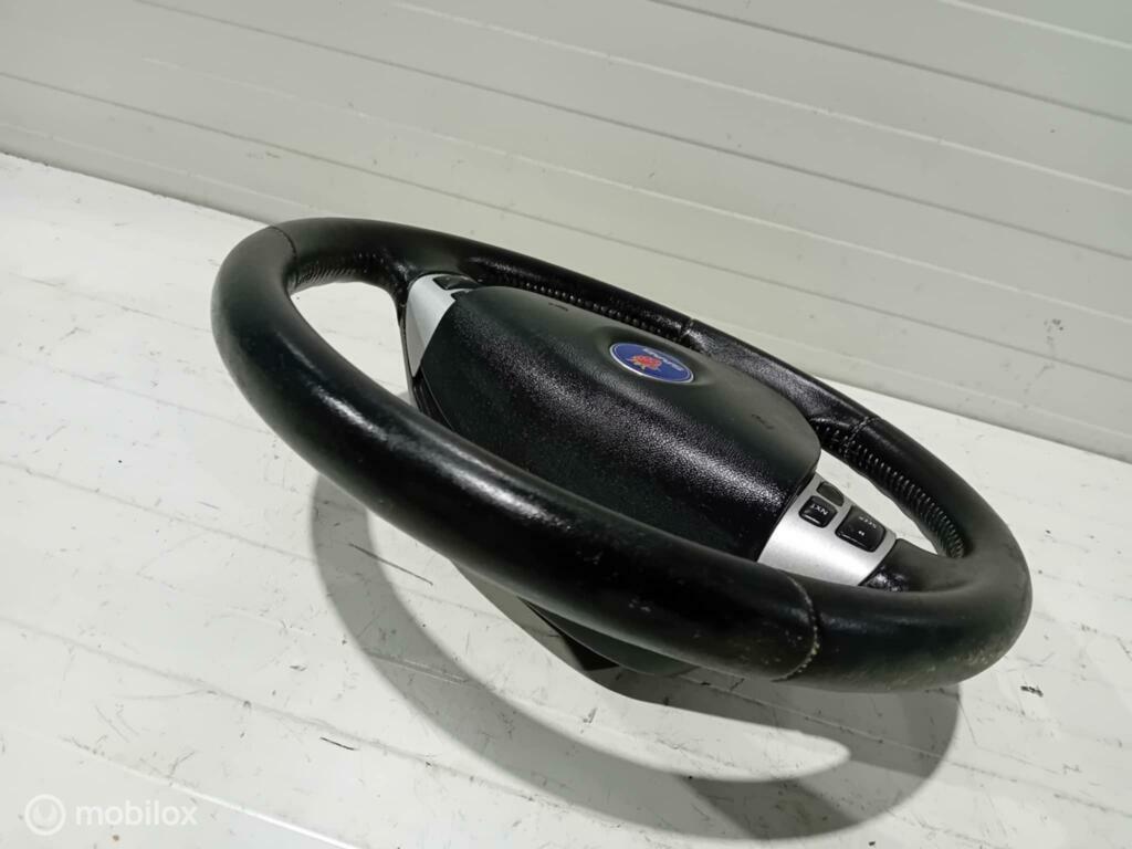 Lederen stuur Saab 9-3, Auto-onderdelen, Besturing, Ophalen of Verzenden, Gebruikt