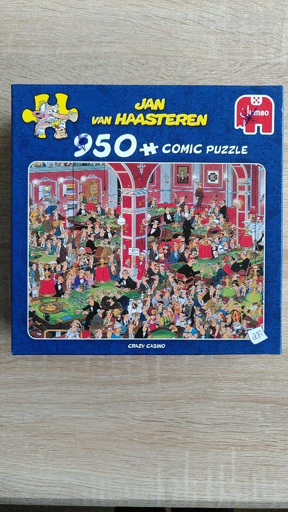 Jan van Haasteren 950 - Crazy Casino, Ophalen of Verzenden, 500 t/m 1500 stukjes, Zo goed als nieuw, Legpuzzel