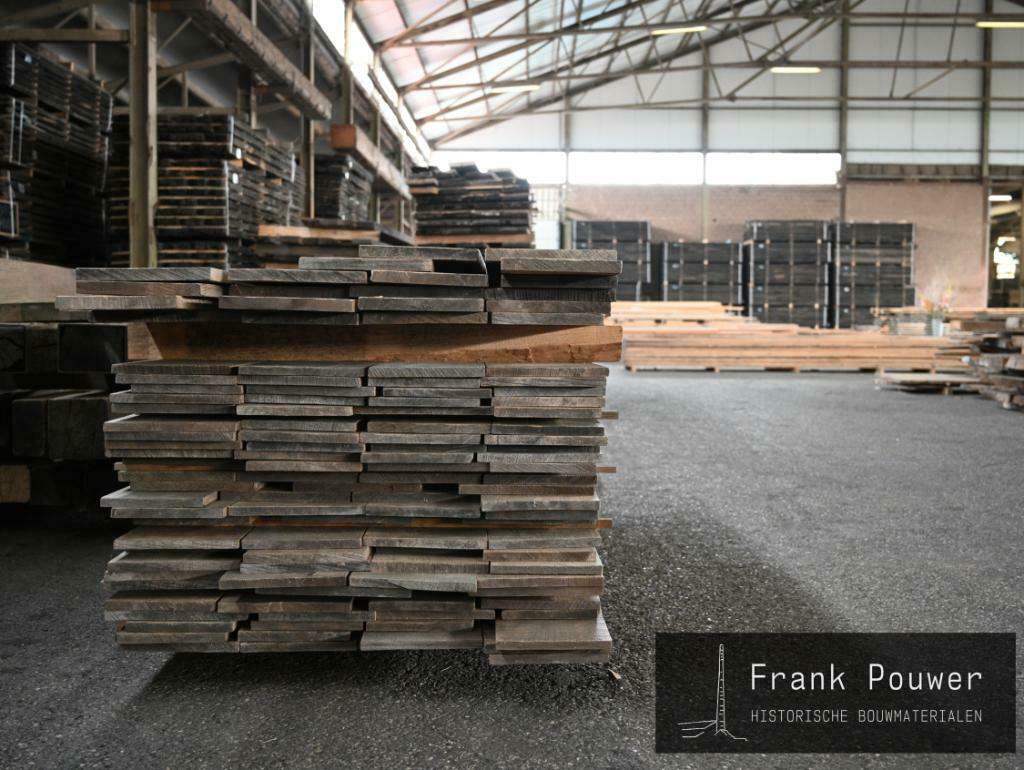 Eiken planken quartier (kwartiers gezaagd), Ophalen, Gebruikt, Minder dan 25 mm, Eiken