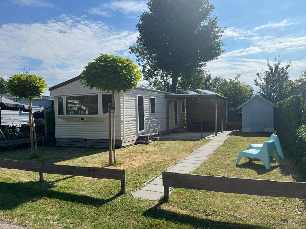 Chalet, vakantie, Betuwe, Capfun, camping in Enspijk