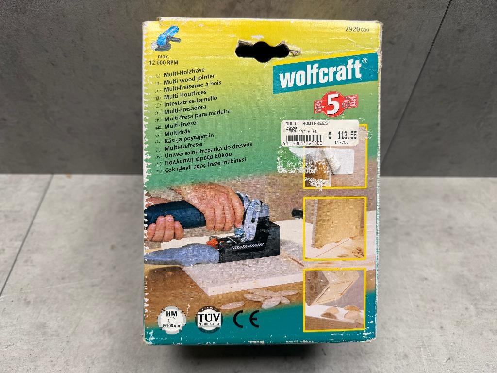 Wolfcraft Multi Hout Frees - NIEUW - 11271, Ophalen of Verzenden, Nieuw, Elektrisch, Overige soorten