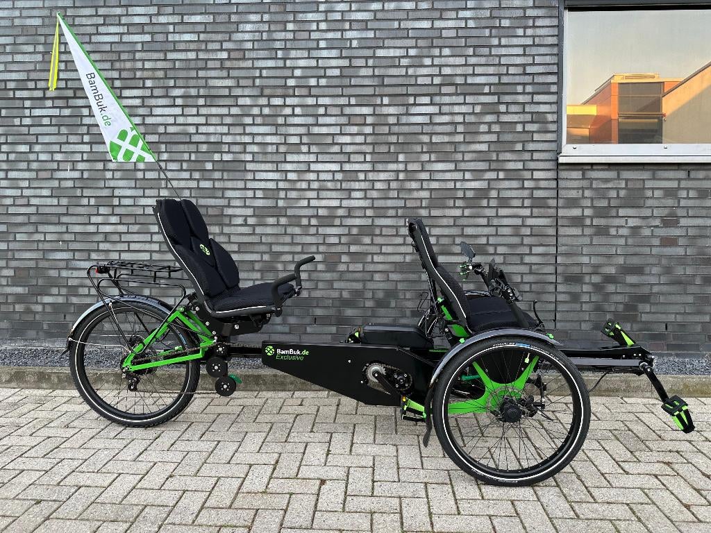 Elektrische driewieltandem BamBuk Exclusive NIEUW! Tandem, Fietsen en Brommers, Fietsen | Driewielfietsen, Ophalen, Nieuw