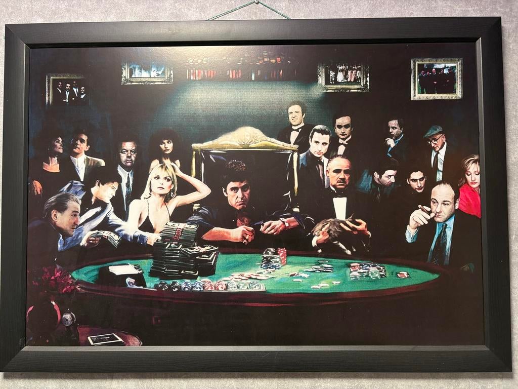 Gangster schilderij, Ophalen, Schilderij, 75 cm of meer