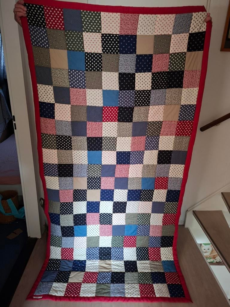 Handgemaakte sprei, Huis en Inrichting, Woonaccessoires | Plaids en Woondekens, Ophalen of Verzenden