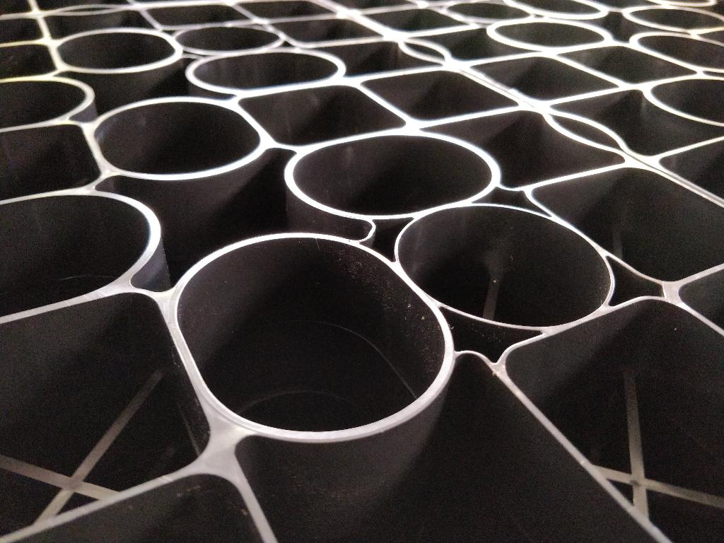 Grindmatten 4CM!, Grasmatten,Grindplaten, splitplaten, HDPE, Tuin en Terras, Grind, Keien en Split, Nieuw, Overige typen, Zwart