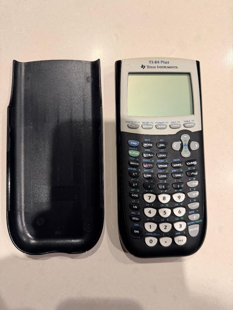 Rekenmachine TI-84 Plus Texas Instruments, compleet!, Ophalen of Verzenden, Grafische rekenmachine, Zo goed als nieuw