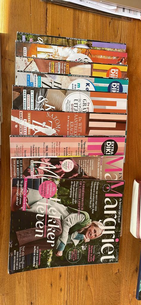 Tijdschriften Pakket: Libelle, Margriet, &C, Flair, Boeken, Tijdschriften en Kranten, Ophalen, Gelezen, Damesbladen