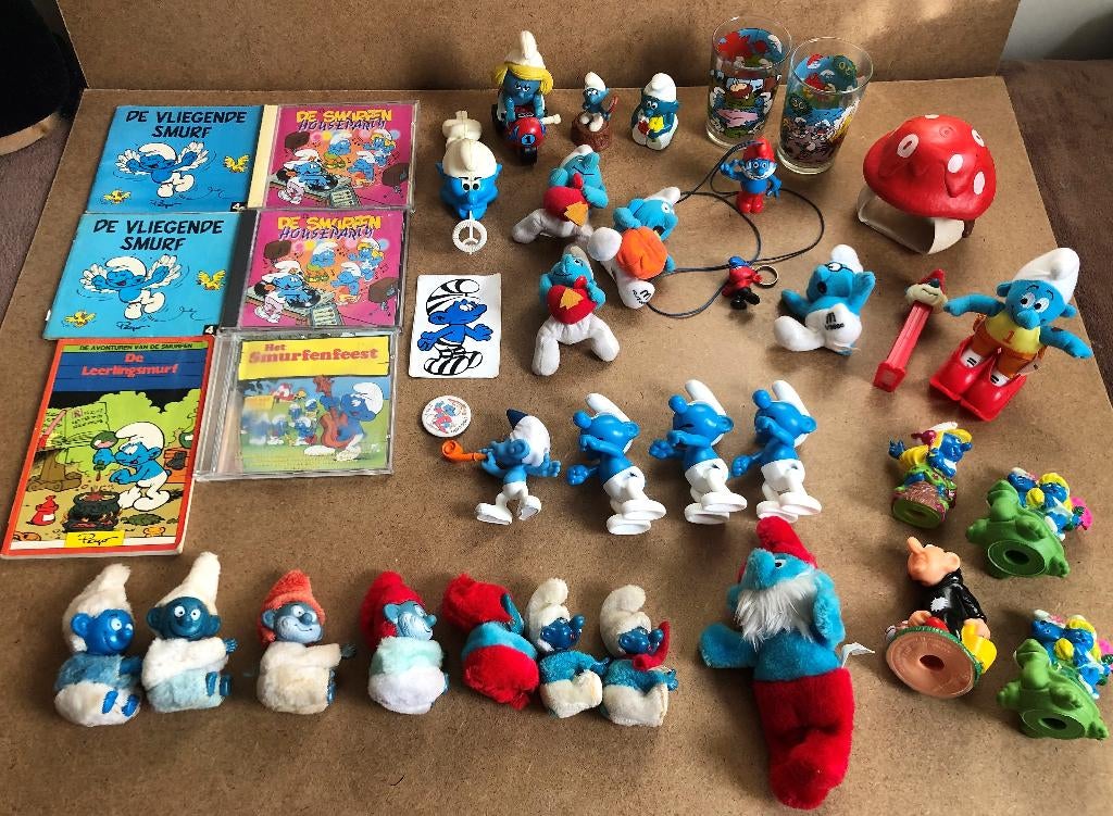 Diverse Smurfen Smurf Smurfin Gargamel Pop Figuur Boek, Verzamelen, Smurfen, Ophalen of Verzenden, Gebruikt, Overige Smurfen, Poppetje, Figuurtje of Knuffel