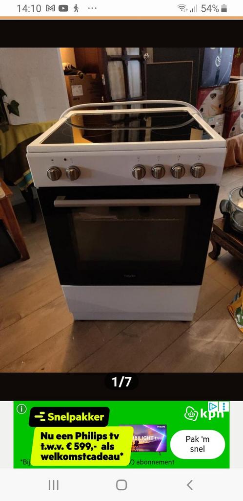 Pelgrim Inductiecombinatie, Witgoed en Apparatuur, Gebruikt, Energieklasse A of zuiniger, Inductie, Vrijstaand