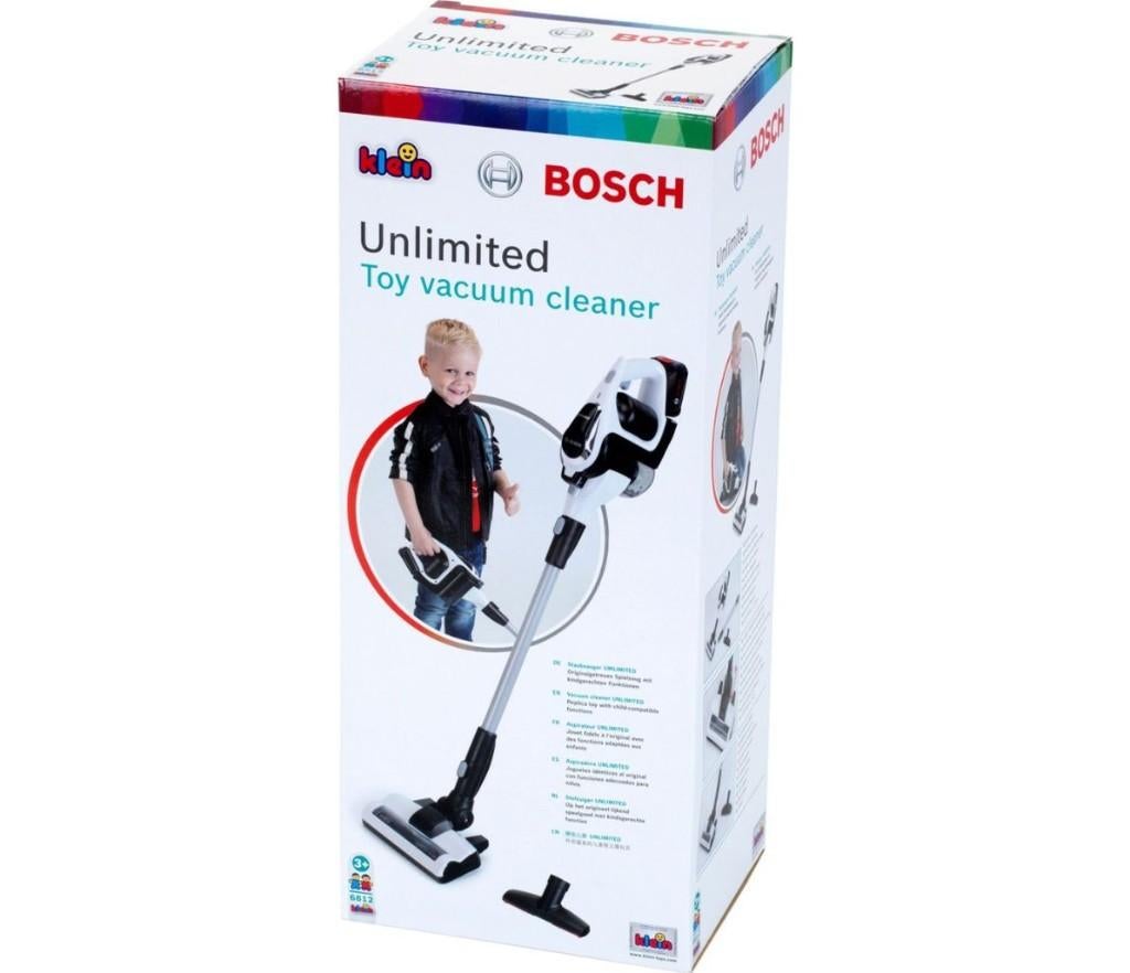 Klein Toys Bosch Unlimited stofzuiger wit - incl accessoires, Klein Toys, Klein Toys, Nieuw, Ophalen of Verzenden