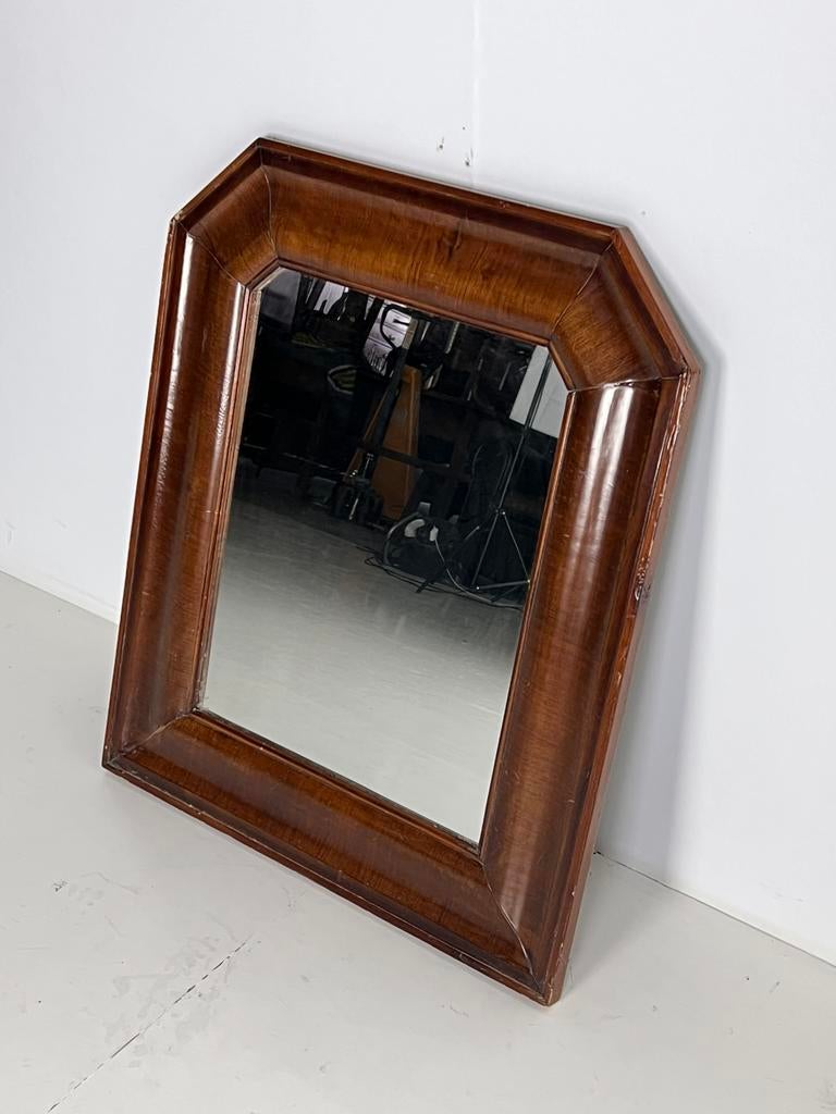 Franse spiegel antiek, Huis en Inrichting, Minder dan 50 cm, Ophalen of Verzenden, Zo goed als nieuw, Minder dan 100 cm