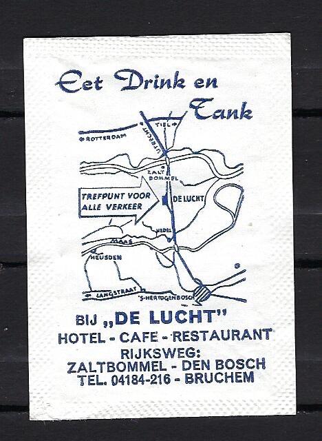 2670 Bruchem hotel cafe rest DE LUCHT, Ophalen of Verzenden, Nederland