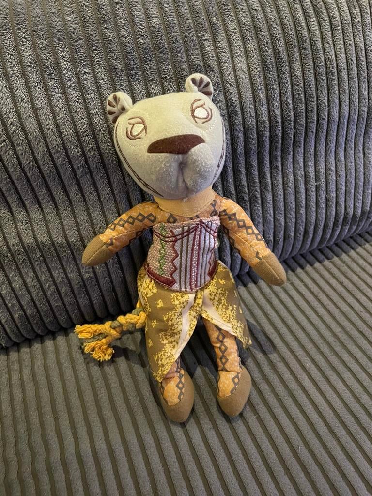 The Lion King de leeuwenkoning knuffel plush musical theater, Ophalen of Verzenden, Leeuwenkoning of Jungle Boek, Zo goed als nieuw