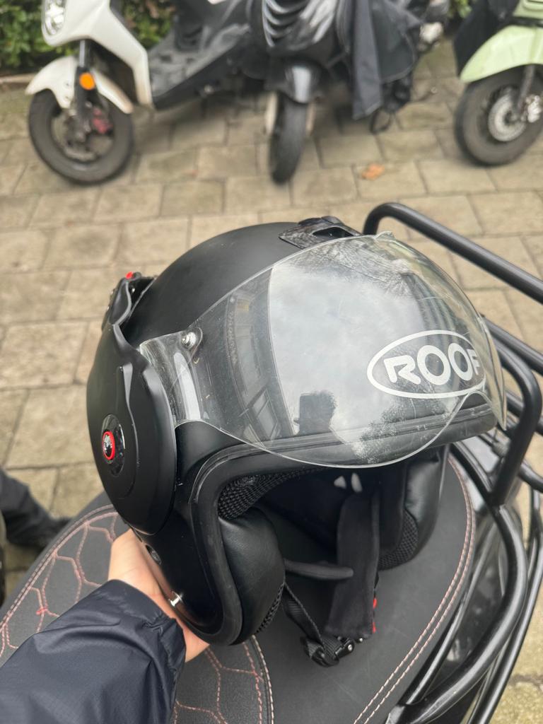 Boxer Helm Desmo - Stijlvol en Veilig!, Heren, Jethelm, S, Tweedehands