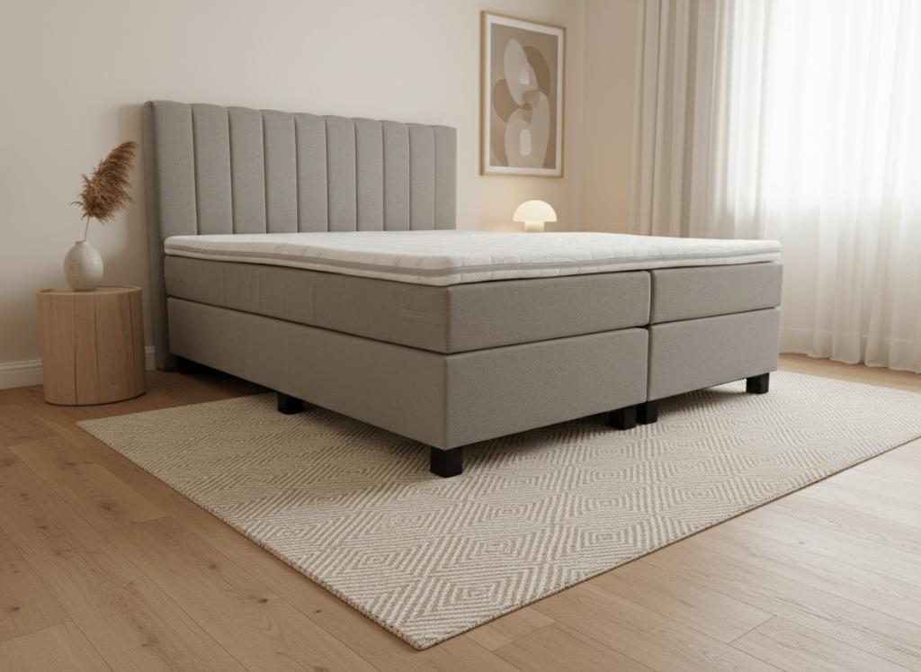 Boxspring DESIREE OUTLET 180 X 200 met 34% EXTRA KORTING, Huis en Inrichting, Overige materialen, Iboxz, Verzenden, Beige