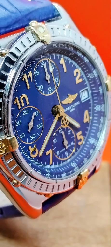 Breitling Chronomat Goud/Staal B13050.1  39mm, Ophalen, Breitling, Polshorloge, Goud