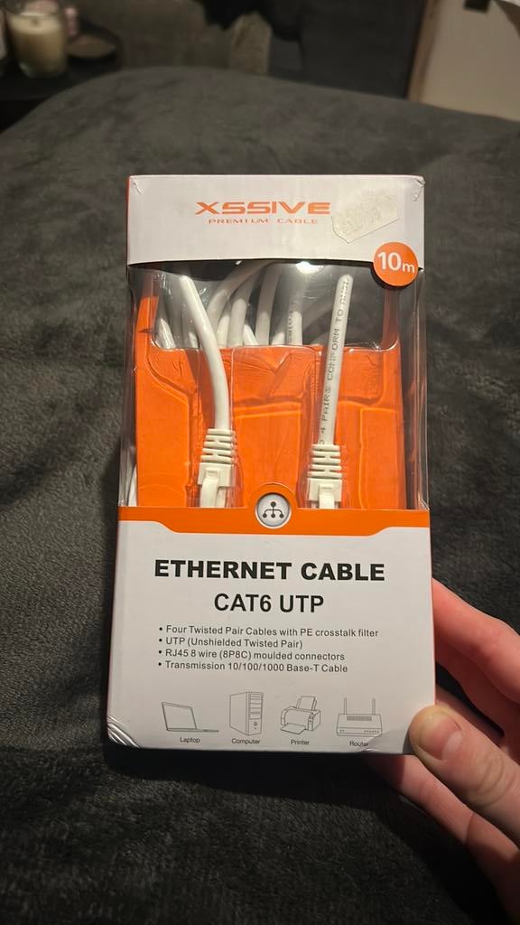 ethernet kabel / internet kabel, Ophalen, Zo goed als nieuw