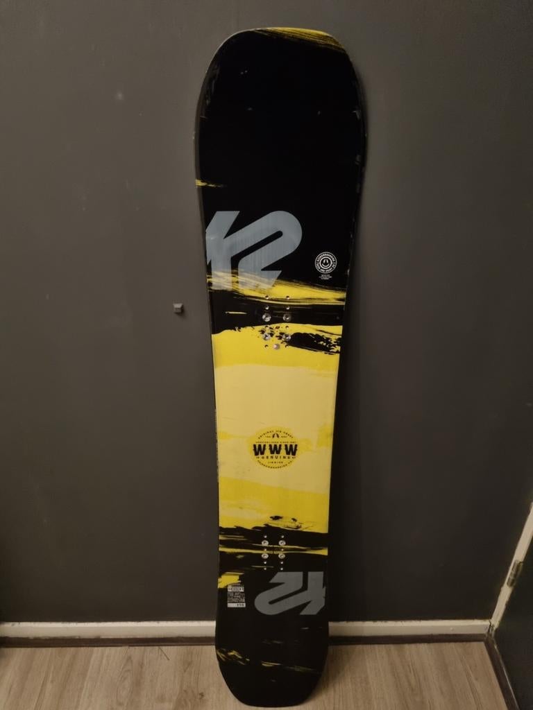 K2 WORLD WIDE WEAPON 156 SNOWBOARD, Sport en Fitness, Snowboarden, Gebruikt, K2, Board, Ophalen of Verzenden