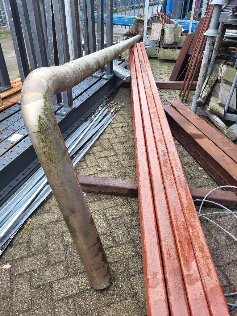 RVS-pijpen RVS-kachelpijp, Ophalen, 4 tot 6 meter, Zo goed als nieuw, Rvs