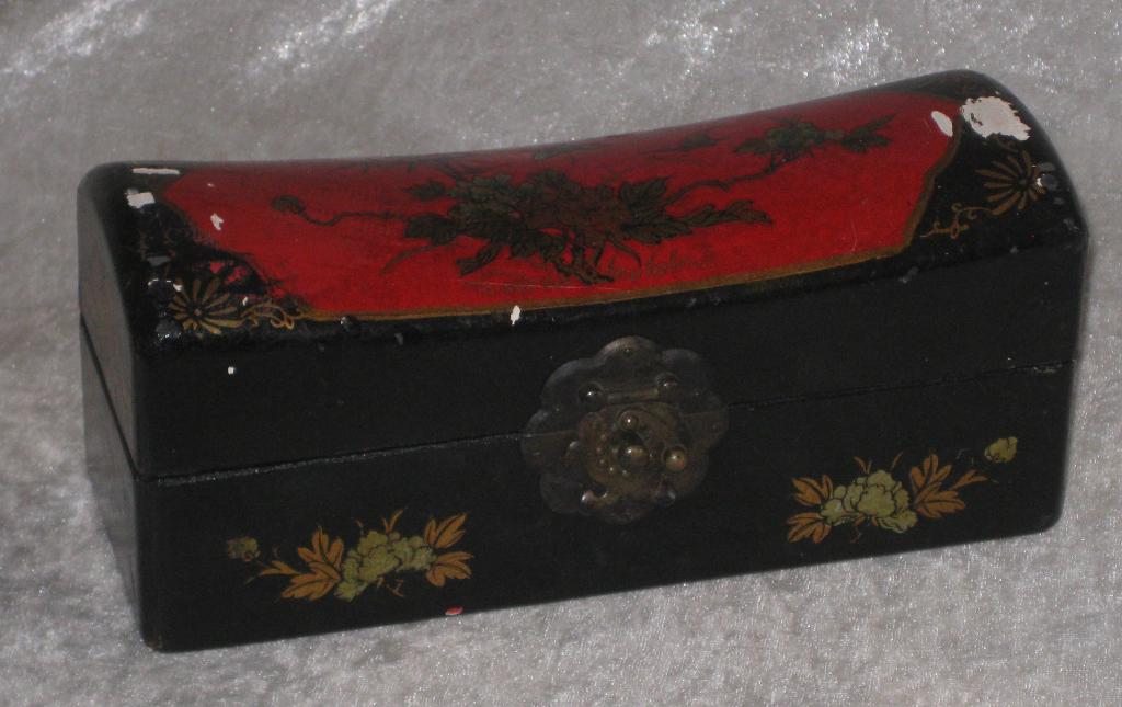 Japanese Lacquer Makura Pillow Box Erotisch, Antiek en Kunst, Kunst | Niet-Westerse kunst, Ophalen