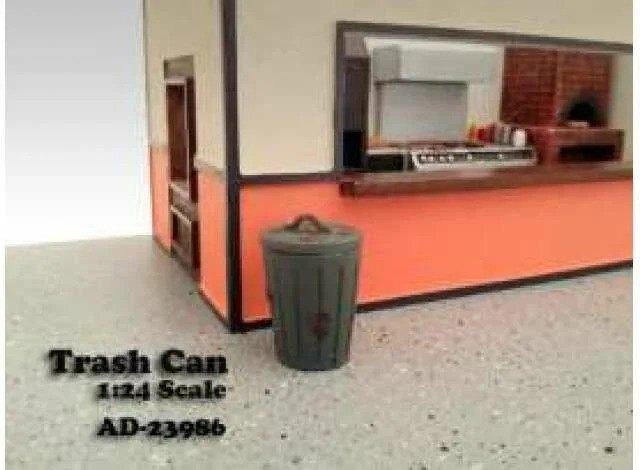 Trash Cans 2 stuks, Ophalen of Verzenden, Nieuw, Groter dan 1:35, Diorama