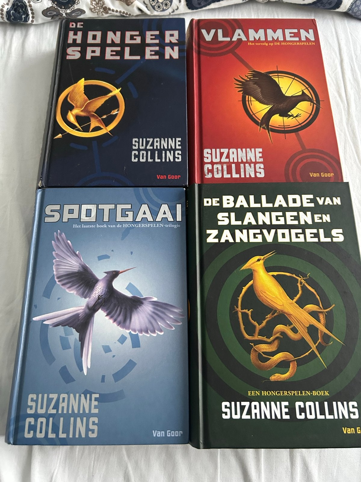 De Hongerspelen Boekenreeks - Suzanne Collins, Boeken, Ophalen of Verzenden, Gelezen, Nederland