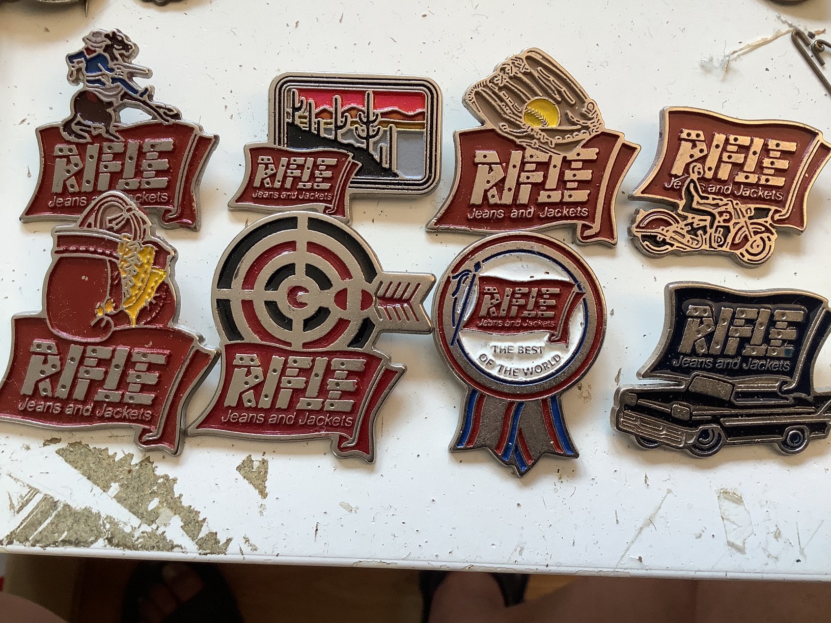 8 pins Rifle jeans and jackets, Ophalen of Verzenden, Zo goed als nieuw