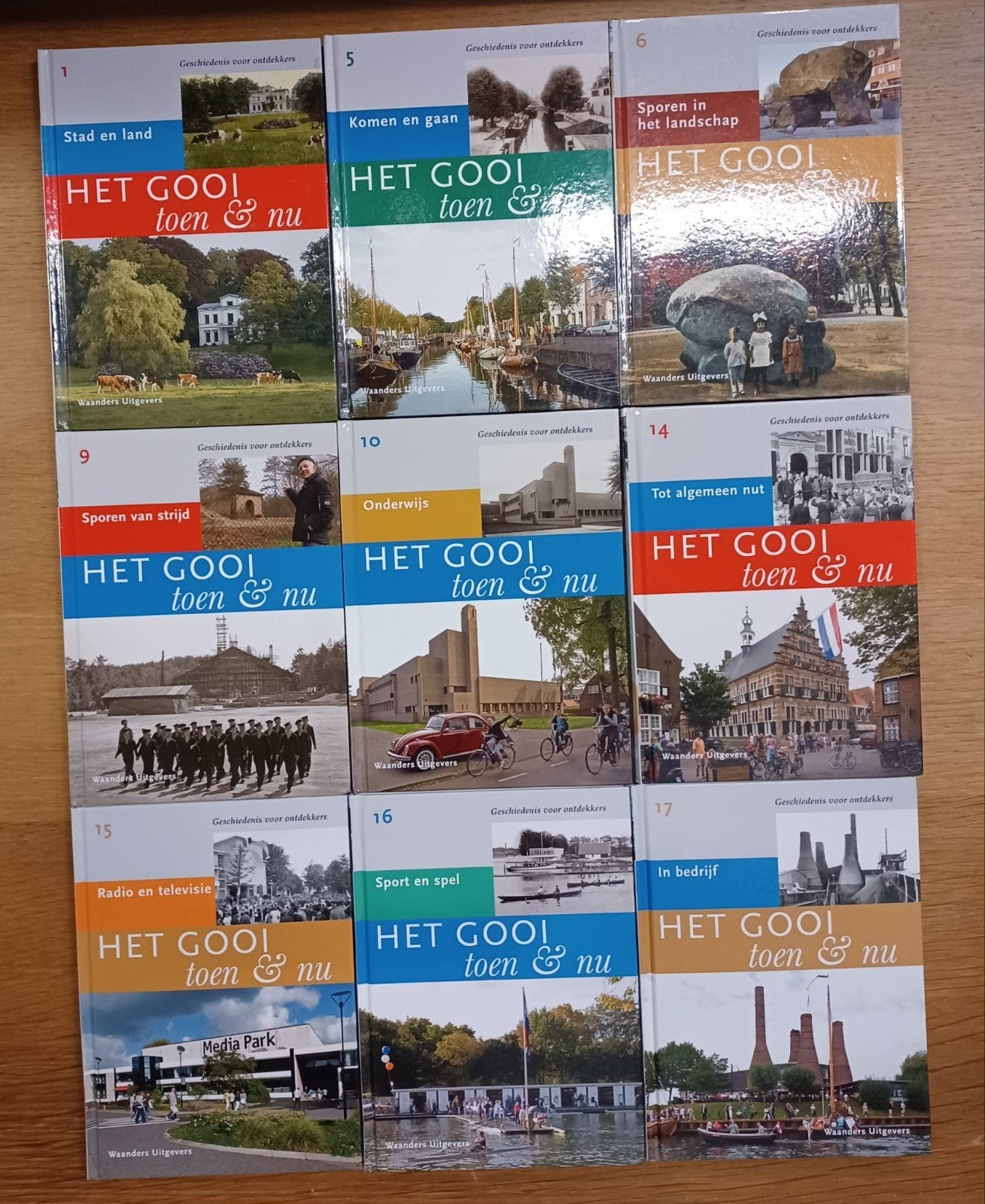 9 delen Het Gooi toen & nu 1,5, 6,9,10,14,15,16,17
Waanders, Boeken, Geschiedenis | Stad en Regio, Ophalen of Verzenden, Zo goed als nieuw