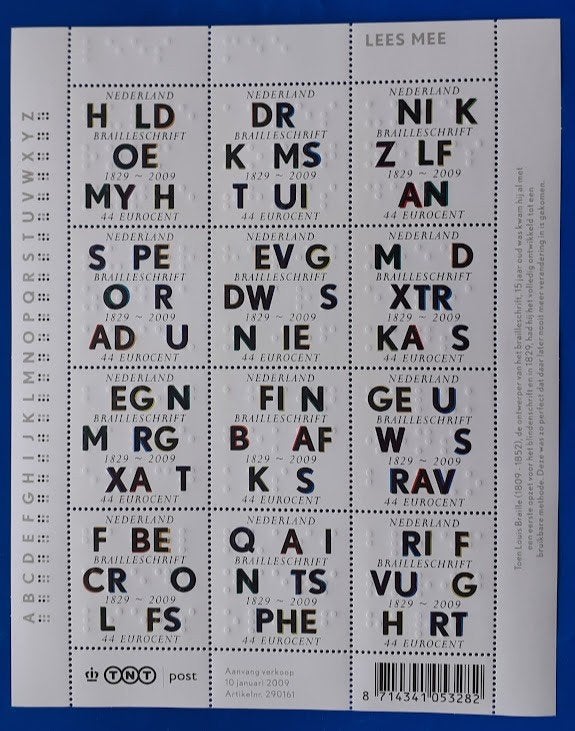 NVPH V2623-2634 Lees mee (100 jaar Braille) - 2009, Verzenden, Na 1940, Postfris