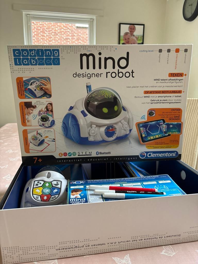 Clementoni Mind Designer Robot - Goed Werkend & Compleet, Ophalen of Verzenden, Gebruikt