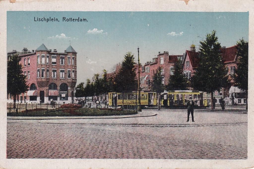 722T Rotterdam Bergselaan tramlijn 11 vóór de Berkelselaan, Ophalen of Verzenden, Voor 1920, Gelopen, Zuid-Holland