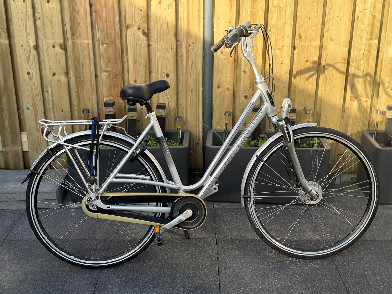 Batavus Fuego 7 damesfiets - zilver, 7 versnellingen