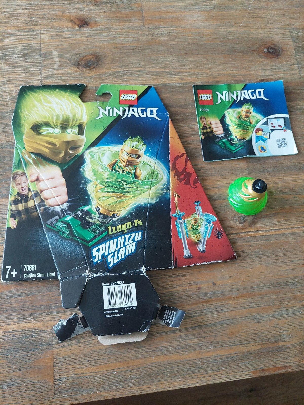 LEGO Ninjago Spinjitzu Slam - Lloyd (70681), Gebruikt, Inclusief instructies, Lego, Ophalen of Verzenden