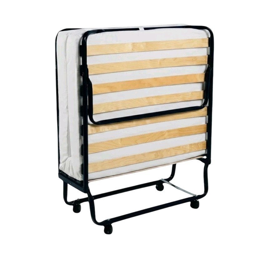 Vouwbed, Ophalen, Zo goed als nieuw, Eenpersoons, 90 cm