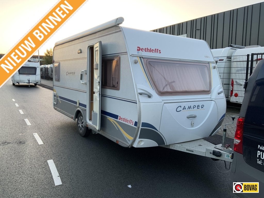Dethleffs Camper 450 DB, Caravans en Kamperen, Caravans, Rondzit, Bedrijf, 750 - 1000 kg, Overige typen
