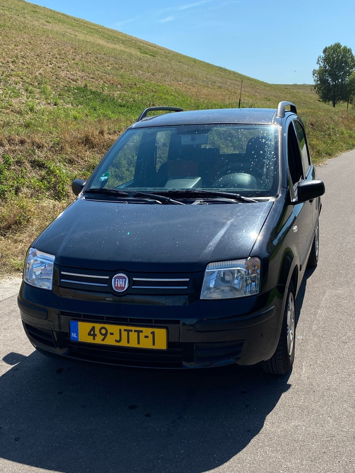 Fiat Panda 1.2, Voorwielaandrijving, 1242 cc, Zwart, Origineel Nederlands