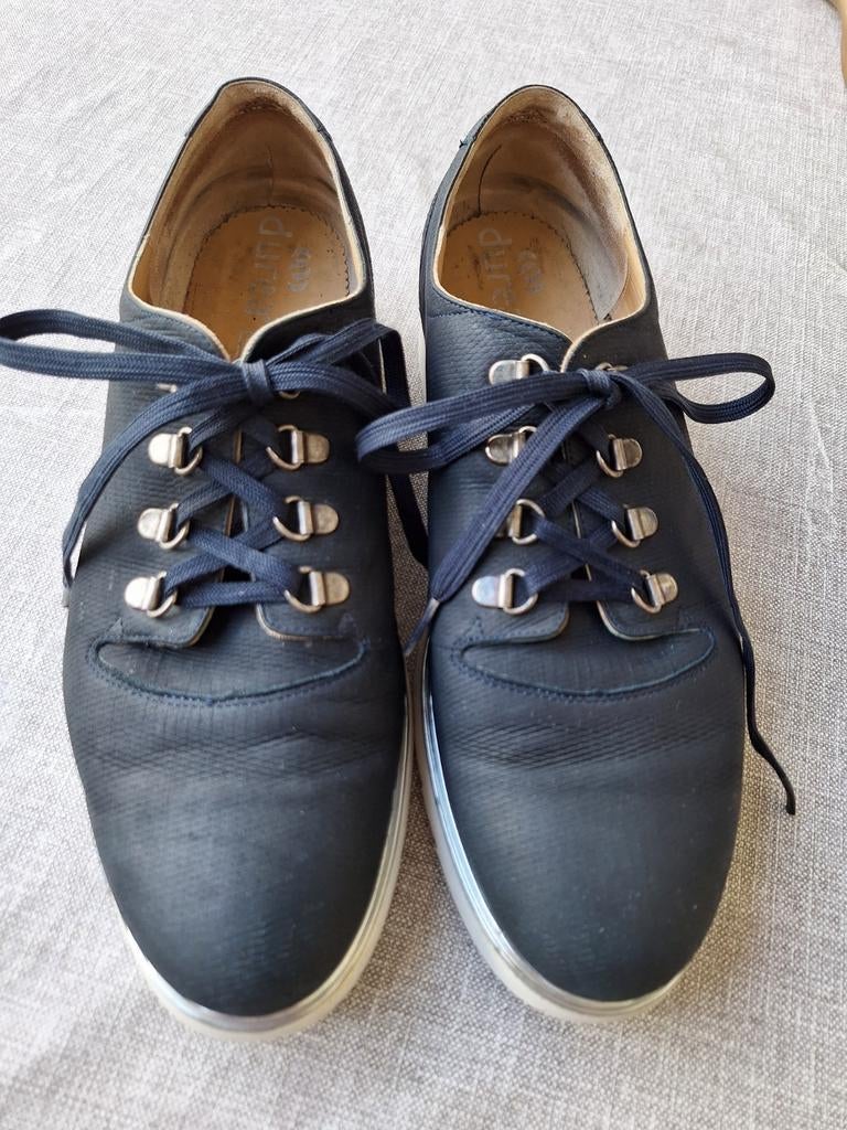 Durea schoenen maat 9 (43), Ophalen of Verzenden, Zo goed als nieuw, Blauw, Sneakers of Gympen