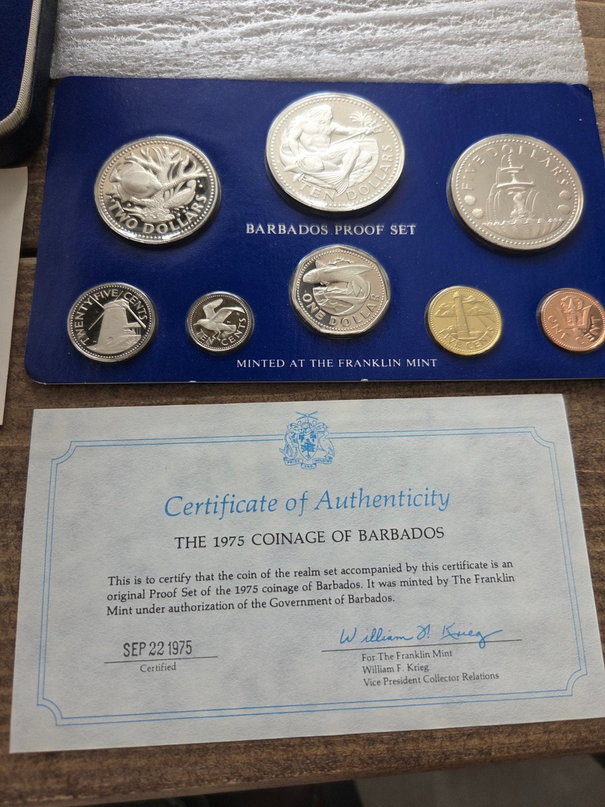 Zilveren munten 1.97 troy ounce zilver Proof Franklin Mint, Ophalen of Verzenden, Overige landen, Zilver