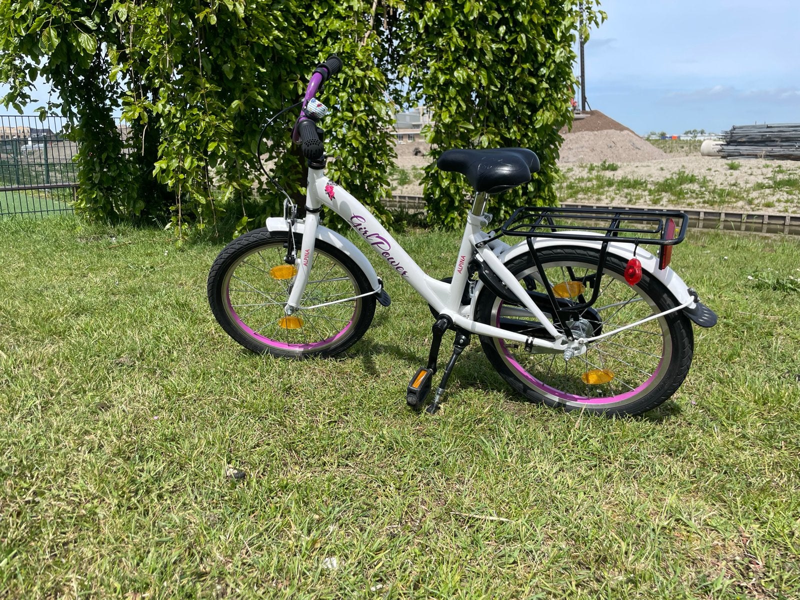 Alpina Girlpower kinderfiets 20 inch, Ophalen, Gebruikt, Terugtraprem, 16 tot 20 inch