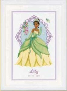 Borduurpakket The princess and the frog 70945, ., Nieuw, Ophalen of Verzenden, .