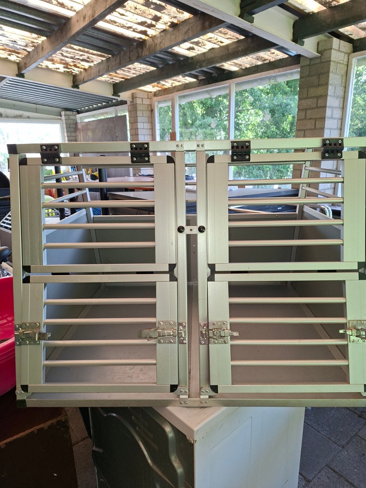 Transportkooi - Bench- autokooi, Dieren en Toebehoren, Ophalen, Gebruikt
