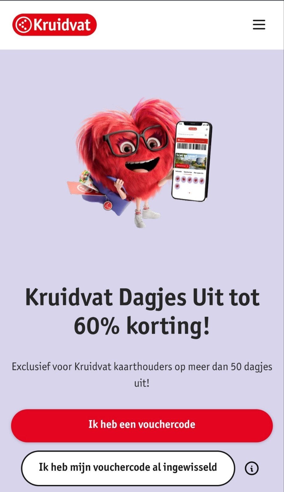 8x dagjes uit vouchers kruidvat, Tickets en Kaartjes, Drie personen of meer, Kortingsbon