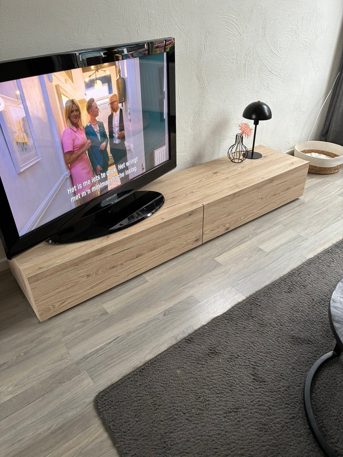 Tv meubel, Huis en Inrichting, Ophalen, 150 tot 200 cm, Zo goed als nieuw, Minder dan 100 cm