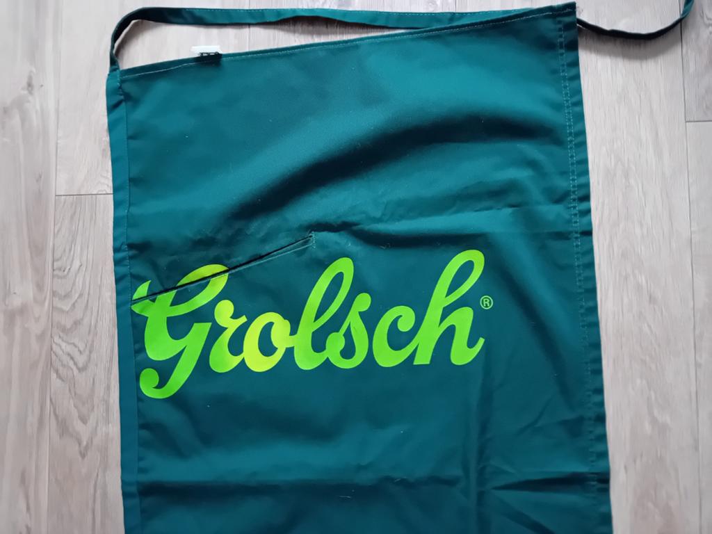 Grolsch schort, Ophalen of Verzenden, Koffie of Thee, Zegels, Bonnen of Punten