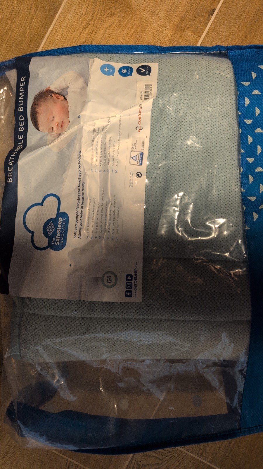 Aerosleep SafeSleep Ademende Bedbumper, Ophalen of Verzenden, Zo goed als nieuw