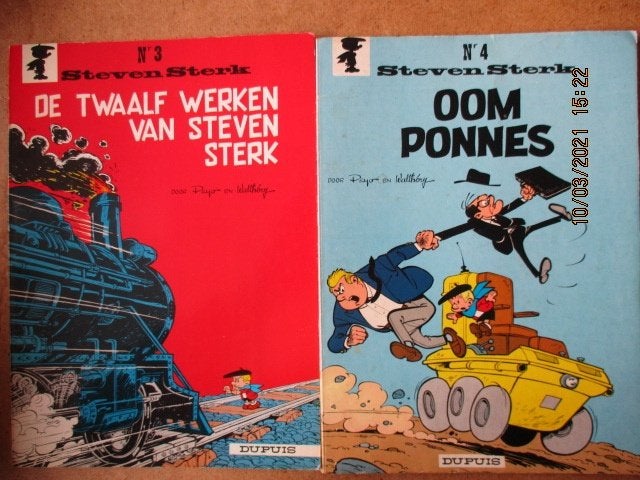 adv0395 steven sterk, Boeken, Eén stripboek, Ophalen, Gelezen