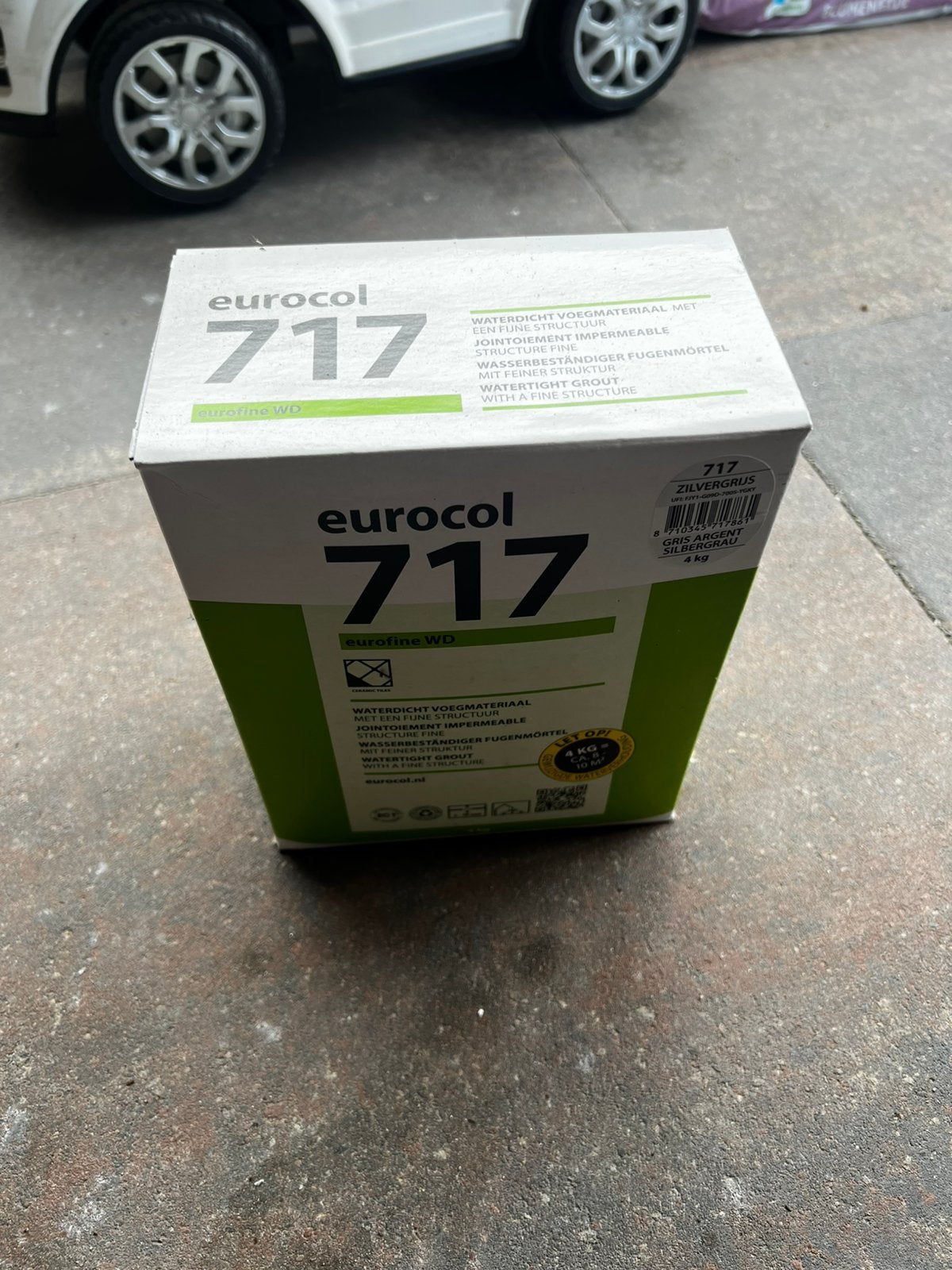 Eurocol 706 speciaal voegmortel grijs 4KG, Ophalen, Nieuw, Overige materialen, Vloertegels