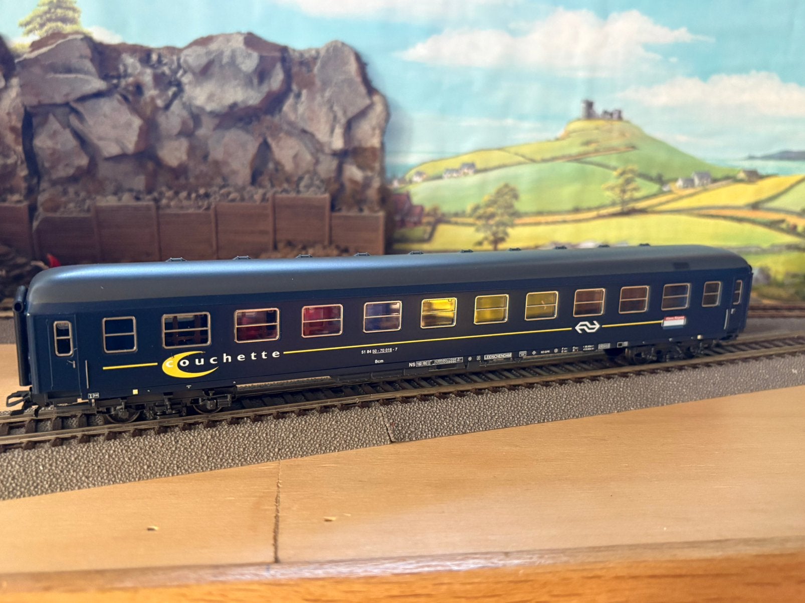 Marklin NS Couchette rijtuig Alpen Expres 42696, Wisselstroom, Verzenden, Wagon, Märklin