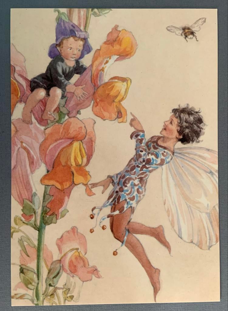 Ansichtkaart Snapdragon Fairy - Margaret Winifred Tarrant, Verzamelen, Ansichtkaarten | Themakaarten, Verzenden, 1940 tot 1960