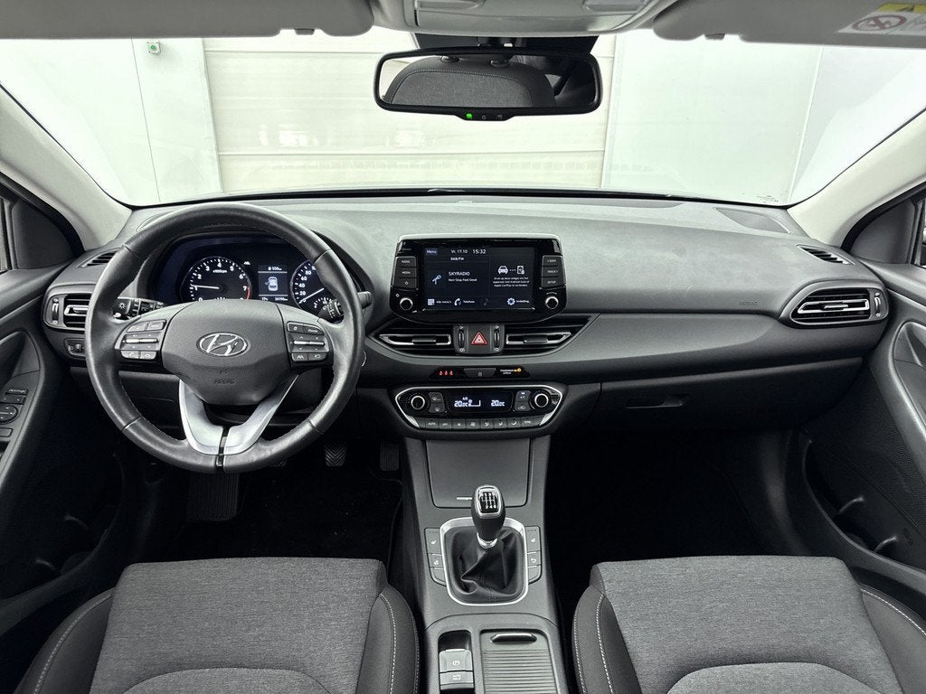 Hyundai i30 Wagon 1.0 T-GDi MHEV Comfort // STOEL + STUURVER, Auto's, Hyundai, Voorwielaandrijving, Stof, Gebruikt, Blauw